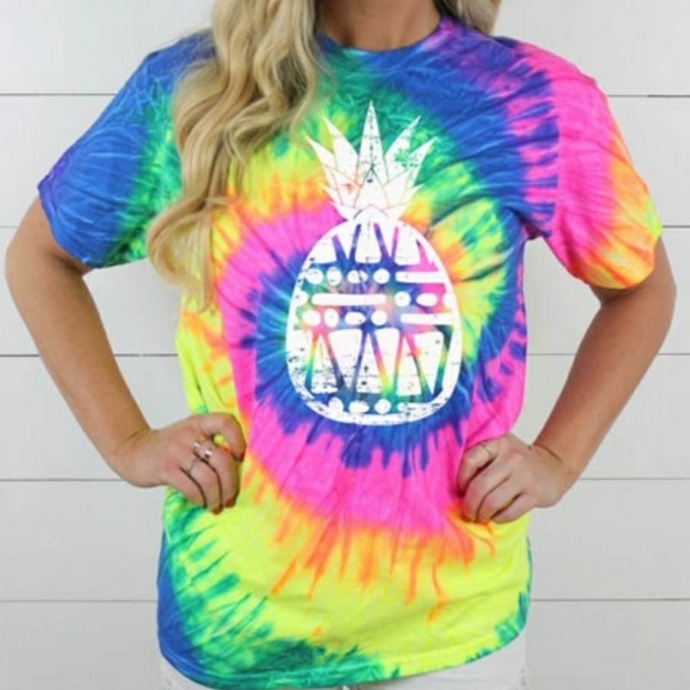 Tie-dye Pineapple Tee